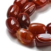 Natural Banded Agate/Striped Agate Beads Strands G-A223-D12-01C-4