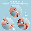 6Pcs 304 Stainless Steel Watch Band Clasps STAS-UN0058-20-5