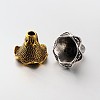 6-Petal Tibetan Style Alloy Bead Caps PALLOY-N0113-05-1