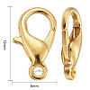 Zinc Alloy Lobster Claw Clasps E102-NFG-3