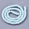 Handmade Polymer Clay Beads Strands CLAY-R089-6mm-032-2