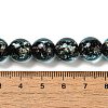 Handmade Dichroic Foil Glass Beads Strands DICH-U001-06H-4