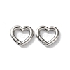 304 Stainless Steel Spring Gate Clasps X-STAS-A193-03P-1