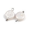 Natural Freshwater Pearl Keshi Pearl Pendants STAS-D378-08A-P-2