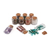 Glass Wishing Bottle Decorations STAS-CW0001-01-24