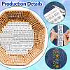 4 Sheets 11.6x8.2 Inch Stick and Stitch Embroidery Patterns DIY-WH0455-113-3