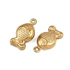 304 Stainless Steel Pendants STAS-L297-02G-2