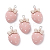 Opaque Resin Pendants X1-RESI-F030-03-1