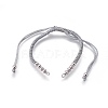 Nylon Cord Braided Bead Bracelets Making BJEW-F360-FP03-1