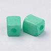Cube Opaque Colours Glass Seed Beads SEED-R026-A03-2