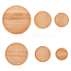 Bamboo Round Plant Saucer AJEW-GA0001-97-1