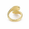 Snake Shape Rack Plating Alloy Cuff Rings RJEW-Q163-014A-RS-2