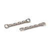 Non-Tarnish 304 Stainless Steel Connector Charms STAS-Q323-02C-P-2