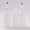 Plastic Squeeze Condiment Bottles with Red Tip Cap AJEW-XCP0001-14-1