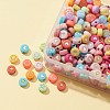 40G 4 Style Opaque Acrylic Beads SACR-FS0001-09-2