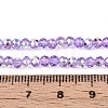 Transparent Glass Beads Strands LS-EGLA-N016-3mm-03-4