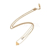 Ion Plating(IP) 304 Stainless Steel Cable Necklaces NJEW-G081-08G-2