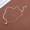 925 Thai Sterling Silver Anklets AJEW-BB60878-A-5