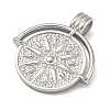 304 Stainless Steel Pendants STAS-K322-20B-P-2
