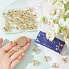 70Pcs Hollow Acrylic Beads Caps DIY-SC0025-77B-3