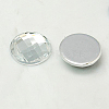 Imitation Taiwan Acrylic Rhinestone Flat Back Cabochons GACR-D002-10mm-01-1
