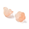 Transparent Glass Beads Caps GLAA-B028-01D-2