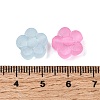 Frosted Transparent Acrylic Beads FACR-C001-01F-3