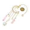 Moon & Star Brass Hanging Ornaments HJEW-TA00095-01-3