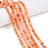Dyed Natural Agate Beads Strands G-T138-211I-1