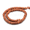 Dyed Natural Coconut Disc Bead Strands COCB-O003-07I-3