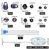 DIY Glass Beads Bracelet Making Kit DIY-PH0006-42-6
