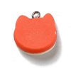 Opaque Resin Pendants X-RESI-D055-038P-3