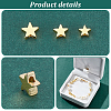 60Pcs 3 Styles Brass Spacer Beads KK-PH0006-61B-4