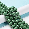 Natural Malachite Beads Strands G-F571-27AB1-16mm-5