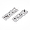 Non-Tarnish 201 Stainless Steel Pendants STAS-N090-JN820-1-2