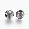 316 Surgical Stainless Steel European Beads STAS-P212-18P-04-1