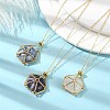 Mixed Natural & Synthetic Gemstone Pendant Necklaces NJEW-JN04546-5