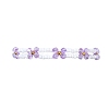 Woven Glass Flower Adjustable Braided Bead Bracelets for Women BJEW-MZ00100-02-5