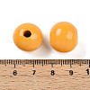 Painted Natural Wood Beads WOOD-A018-16mm-17-3
