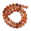 Natural Red Rabbit Hair Rutilated Quartz Beads Strands GG-CBAC972-A11-01-5