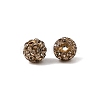 Polymer Clay Rhinestone Beads RB-H284-6MM-246-3