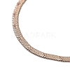 Ion Plating(IP) 304 Stainless Steel Herringbone Chain Necklace NJEW-D045-10G-2