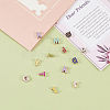 Alloy Enamel Slide Charms ENAM-CJ0001-25-6