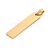 Ion Plating(IP) 304 Stainless Steel Pendants X-STAS-D142-01B-G-1