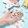 30Pcs 15 Styles Ocean Theme Opaque Resin Decoden Cabochons RESI-YW0001-84-4