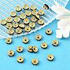 Brass Rhinestone Spacer Beads RB-A014-Z6mm-02G-2