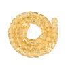 Handmade Foil Glass Beads Strands FOIL-Q002-04H-2