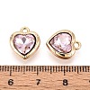 Alloy Rhinestone Charms PALLOY-T092-23G-02-3