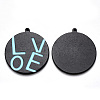 Spray Painted Cellulose Acetate(Resin) Pendants KY-R018-01-2