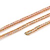 100M Segment Dyed Round Nylon & PET & Polyester Metallic Braided Cord OCOR-N009-01C-2